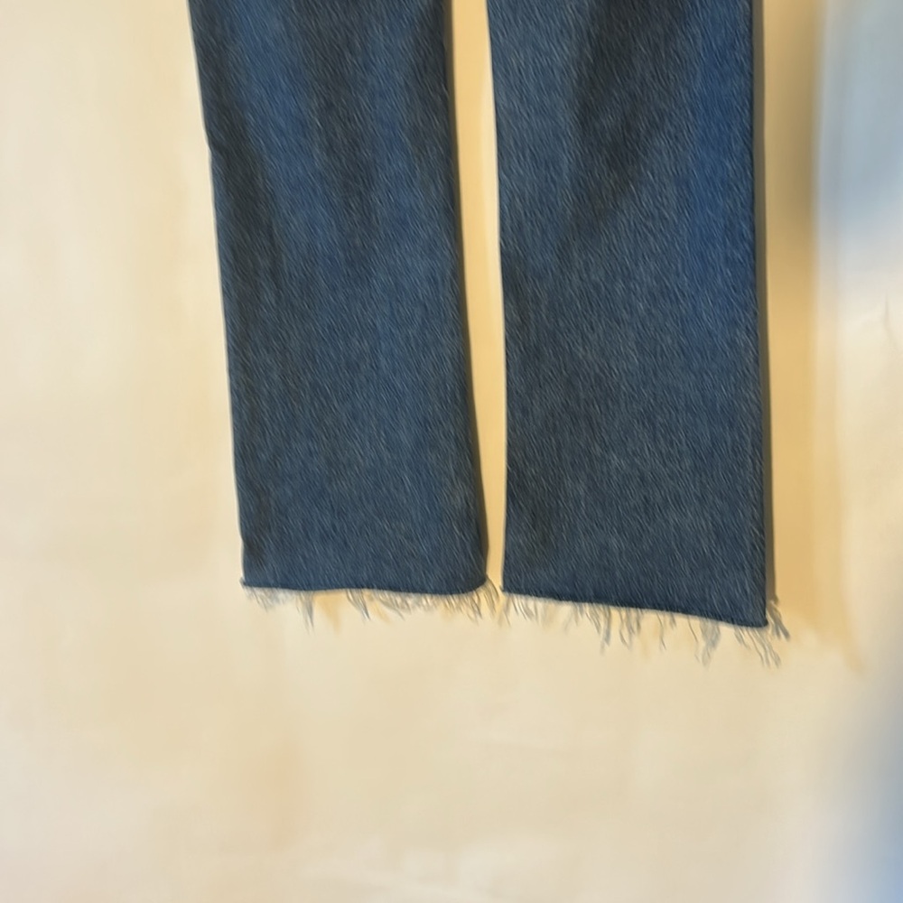 AGolde Lena Mid Rise Baby Bootcut jeans Sz 29 Placebo Dark Blue - Picture 9 of 10